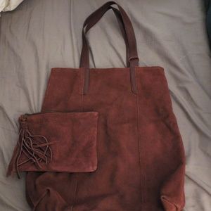 Swad burgundy tote